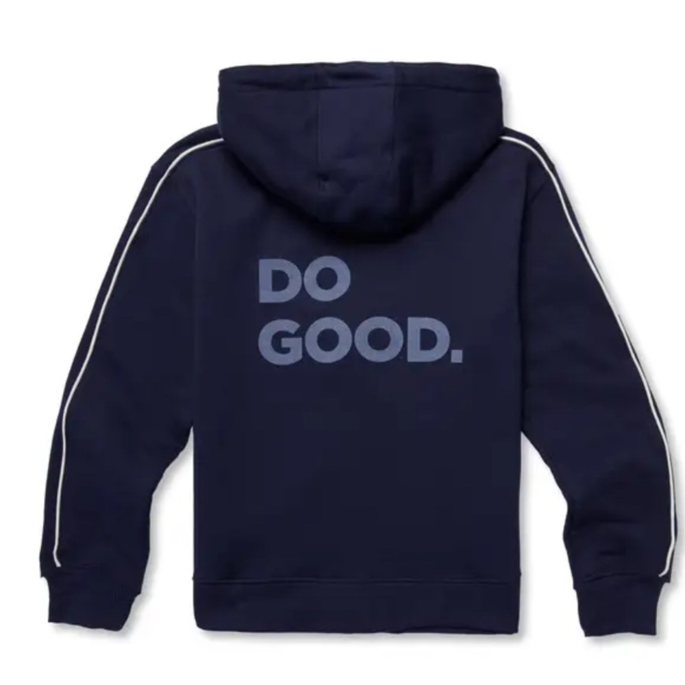 NWT cotopaxi Do Good zip up hoodie size Medium Navy.